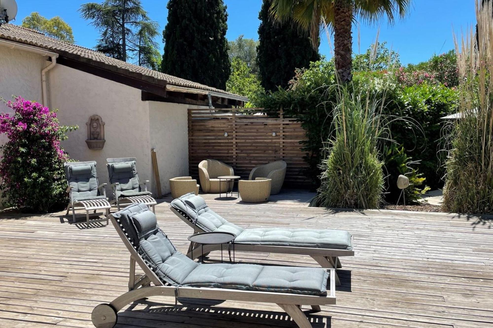06V - Beautiful Villa With Spa Pool And Tennis Biot Exteriör bild