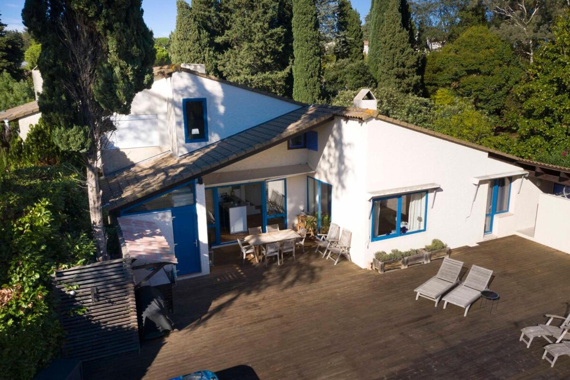 06V - Beautiful Villa With Spa Pool And Tennis Biot Exteriör bild